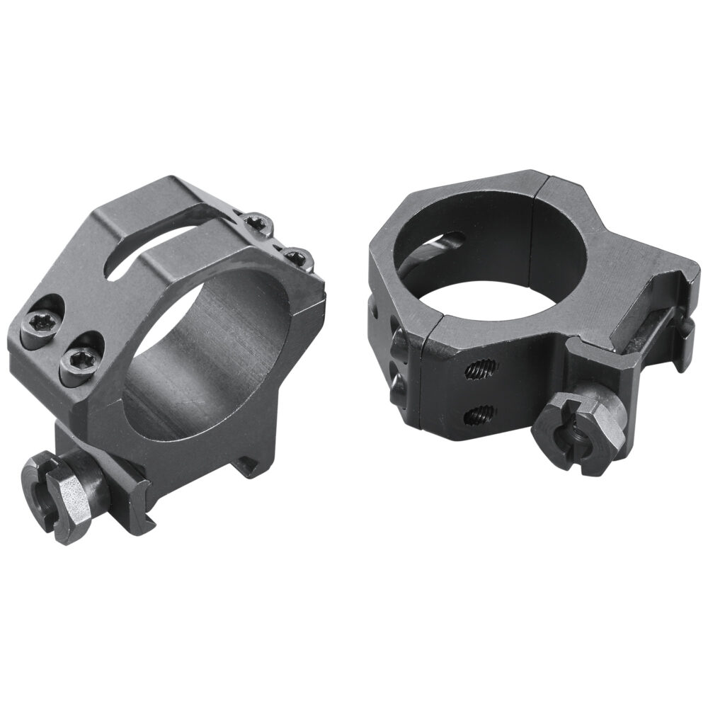 Weaver 4 Hole Tactical 30mm Medium Rings Black