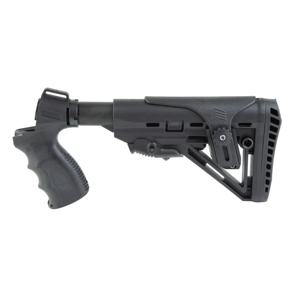 XTS Shock Absorbing Pistol Grip Stock Fits Mossberg 500/590 Black